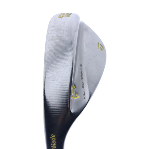 Used TaylorMade Milled Grind 3 Gap Wedge / 50.0 Degrees / X-Stiff Flex / Left-H