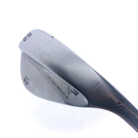 Used TaylorMade Milled Grind 3 Gap Wedge / 52.0 Degrees / Stiff Flex
