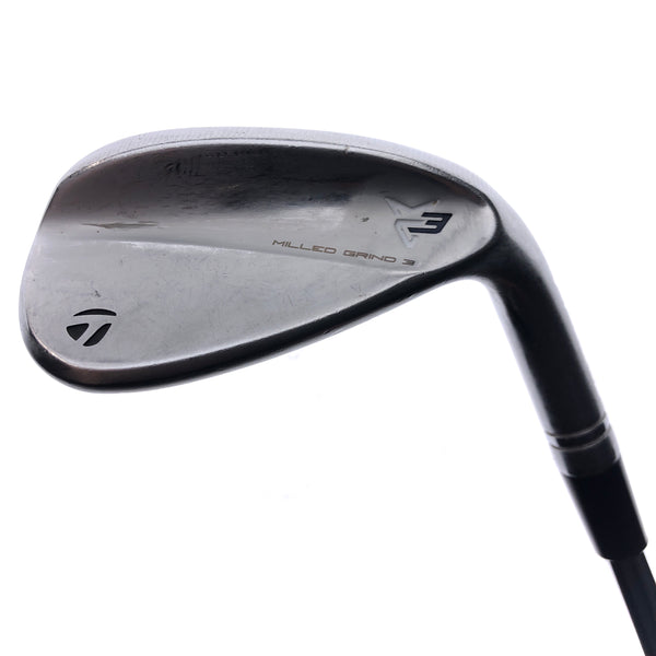 Used TaylorMade Milled Grind 3 Gap Wedge / 52.0 Degrees / Stiff Flex