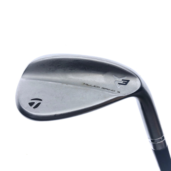 Used TaylorMade Milled Grind 3 Gap Wedge / 52.0 Degrees / X-Stiff Flex