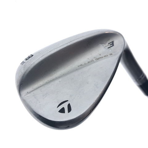 Used TaylorMade Milled Grind 3 Lob Wedge / 58.0 Degrees / Stiff Flex