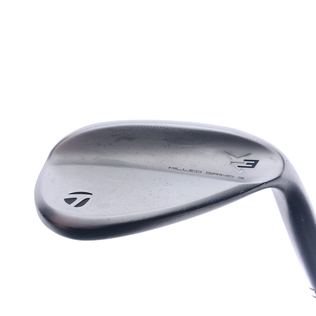 Used TaylorMade Milled Grind 3 Lob Wedge / 58.0 Degrees / Stiff Flex