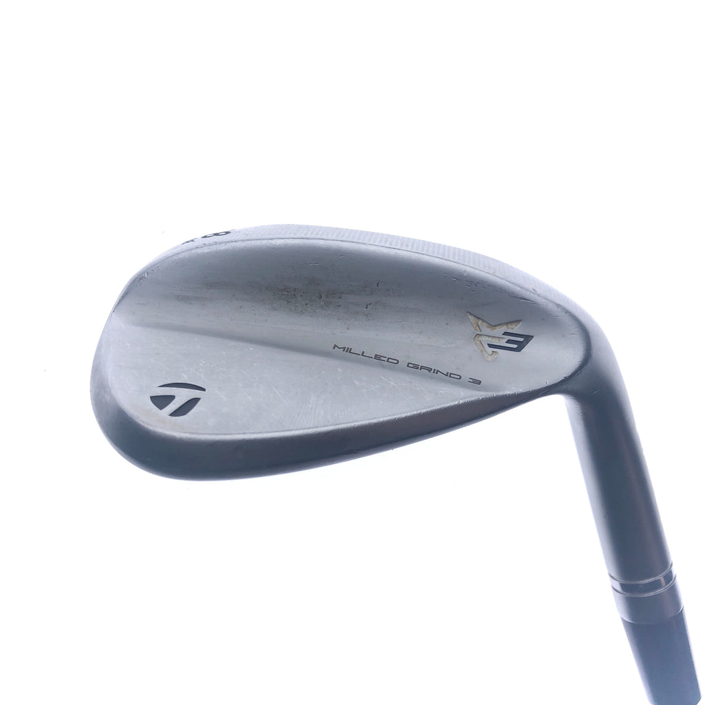 Used TaylorMade Milled Grind 3 Lob Wedge / 58.0 Degrees / Stiff Flex