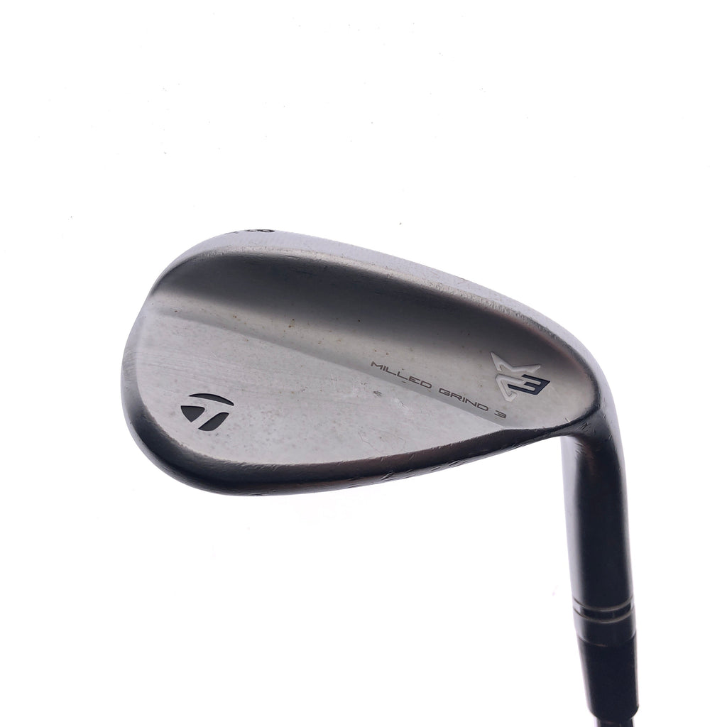 Used TaylorMade Milled Grind 3 Lob Wedge / 58.0 Degrees / Stiff Flex