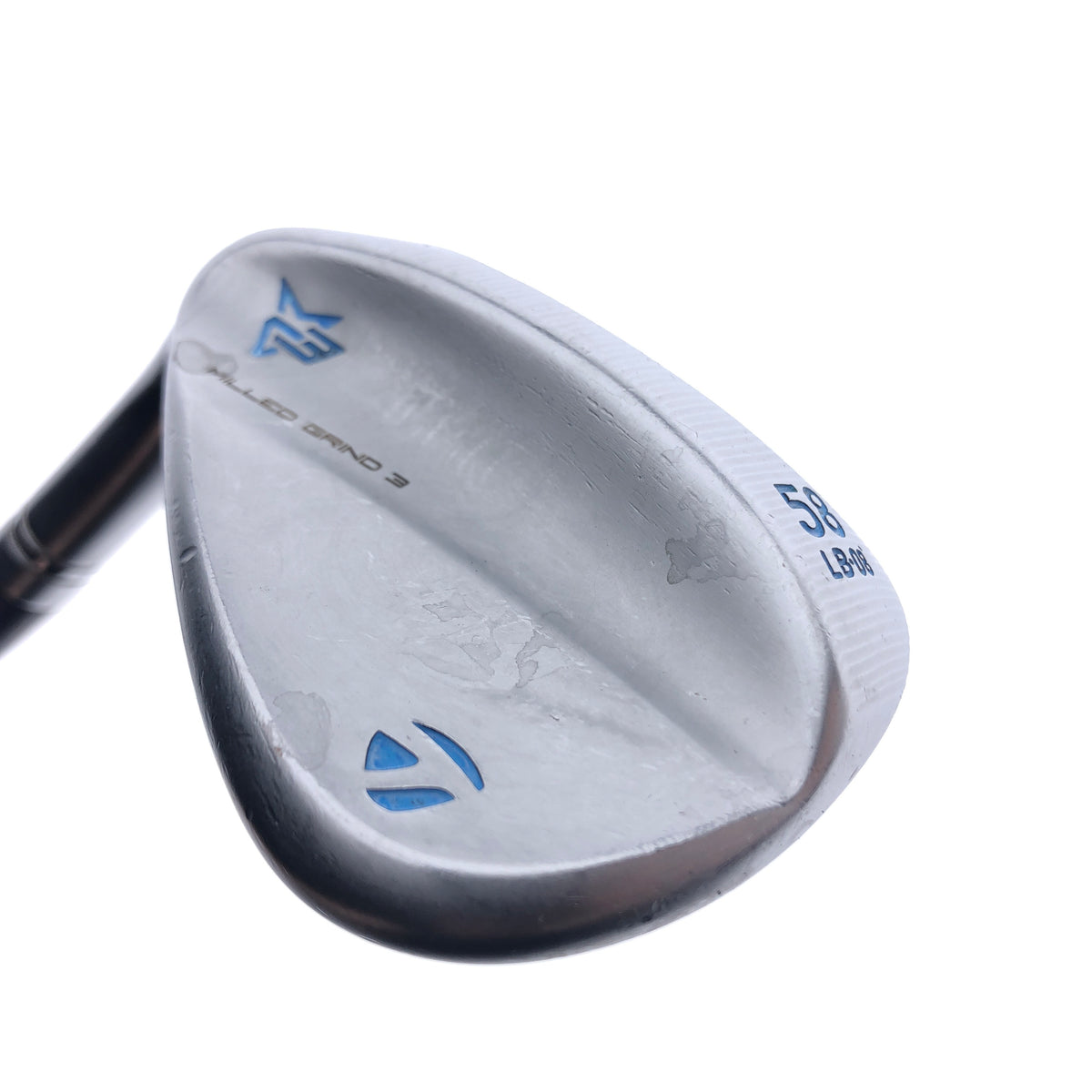 Used TaylorMade Milled Grind 3 Lob Wedge / 58.0 Degrees / X-Stiff Flex / Left-H
