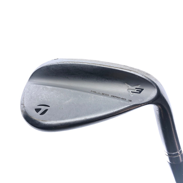 Used TaylorMade Milled Grind 3 Lob Wedge / 58.0 Degrees / X-Stiff Flex