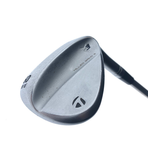 Used TaylorMade Milled Grind 3 Lob Wedge / 60.0 Degrees / Stiff Flex