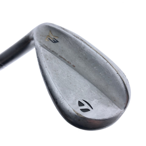 Used TaylorMade Milled Grind 3 Lob Wedge / 60.0 Degrees / Stiff Flex