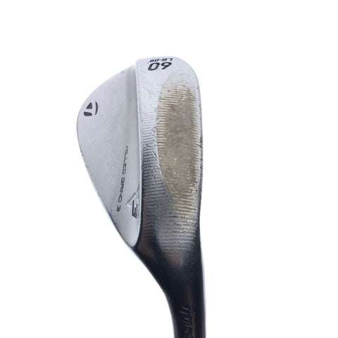Used TaylorMade Milled Grind 3 Lob Wedge / 60.0 Degrees / Stiff Flex