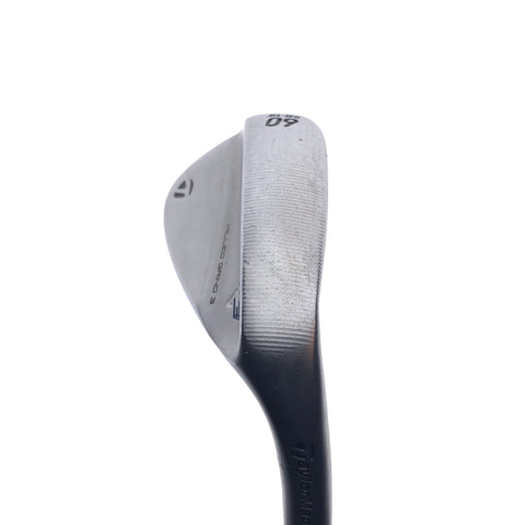 Used TaylorMade Milled Grind 3 Lob Wedge / 60.0 Degrees / Stiff Flex