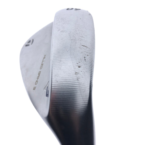 Used TaylorMade Milled Grind 3 Lob Wedge / 60.0 Degrees / Stiff Flex