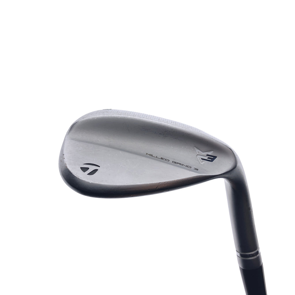 Used TaylorMade Milled Grind 3 Lob Wedge / 60.0 Degrees / Stiff Flex