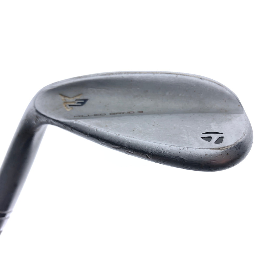 Used TaylorMade Milled Grind 3 Lob Wedge / 60.0 Degrees / Stiff Flex