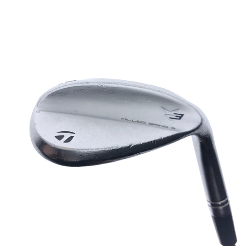 Used TaylorMade Milled Grind 3 Lob Wedge / 60.0 Degrees / Stiff Flex