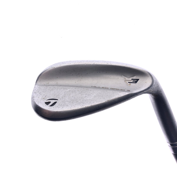 Used TaylorMade Milled Grind 3 Lob Wedge / 60.0 Degrees / Stiff Flex