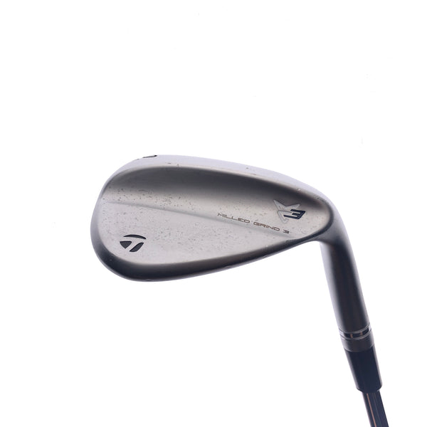 Used TaylorMade Milled Grind 3 Lob Wedge / 60.0 Degrees / Stiff Flex
