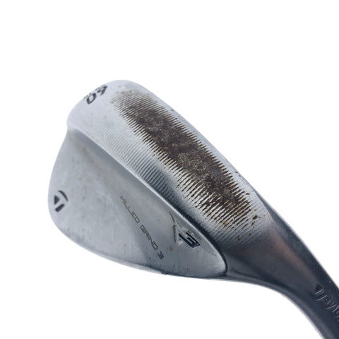 Used TaylorMade Milled Grind 3 Lob Wedge / 60.0 Degrees / X-Stiff Flex
