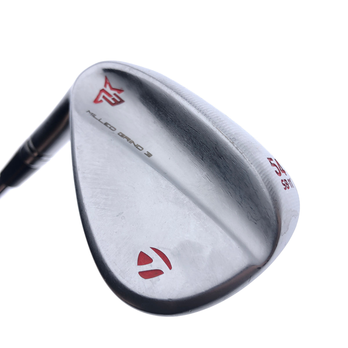 Used TaylorMade Milled Grind 3 Sand Wedge / 54.0 Degrees / X-Stiff Flex / Left-