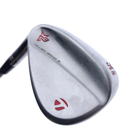 Used TaylorMade Milled Grind 3 Sand Wedge / 54.0 Degrees / X-Stiff Flex / Left-