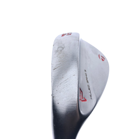 Used TaylorMade Milled Grind 3 Sand Wedge / 54.0 Degrees / X-Stiff Flex / Left-