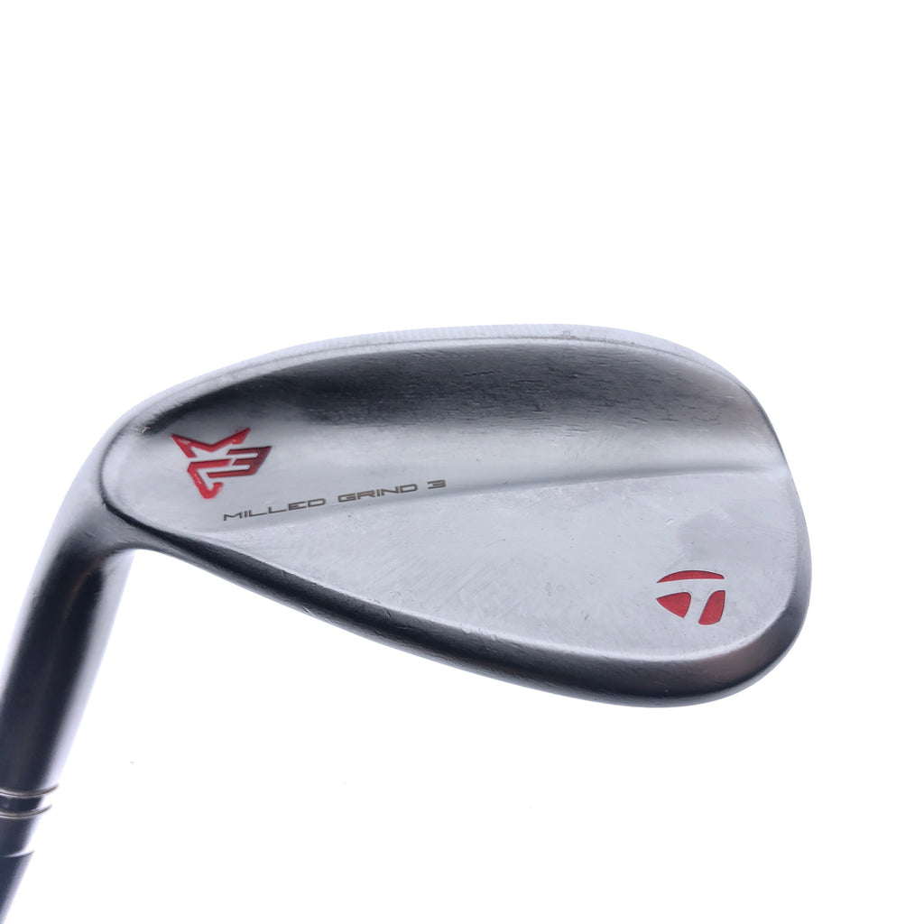 Used TaylorMade Milled Grind 3 Sand Wedge / 54.0 Degrees / X-Stiff Flex / Left-