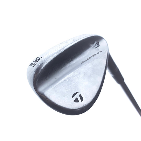 Used TaylorMade Milled Grind 3 Sand Wedge / 56.0 Degrees / Stiff Flex