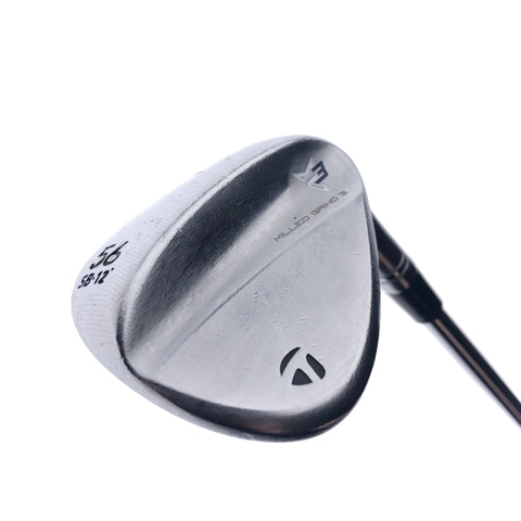 Used TaylorMade Milled Grind 3 Sand Wedge / 56.0 Degrees / Stiff Flex