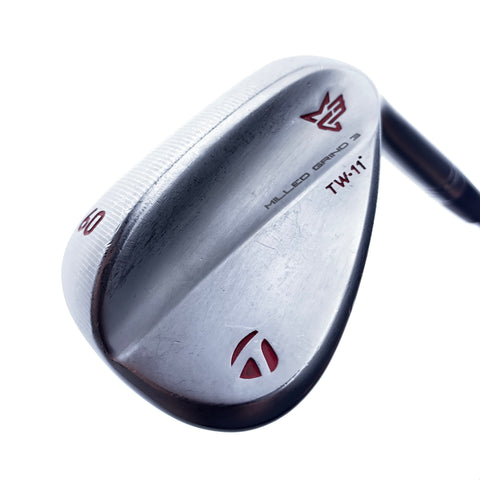Used TaylorMade Milled Grind 3 TW Lob Wedge / 60.0 Degrees / Stiff Flex