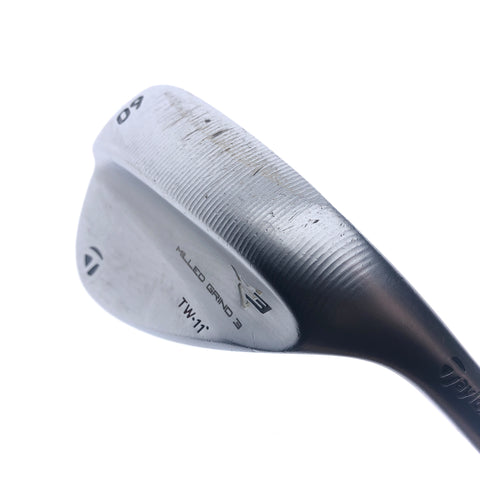 Used TaylorMade Milled Grind 3 TW Lob Wedge / 60.0 Degrees / Stiff Flex