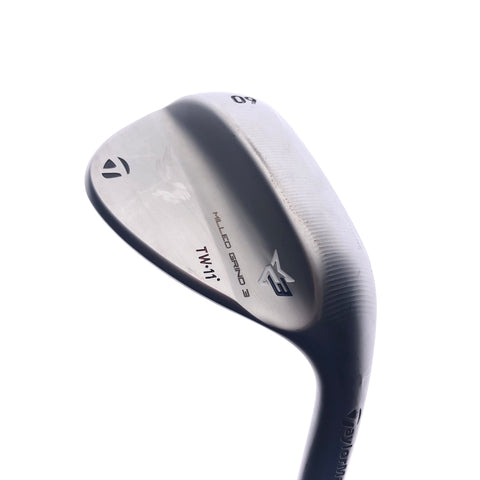 Used TaylorMade Milled Grind 3 TW Lob Wedge / 60.0 Degrees / Stiff Flex