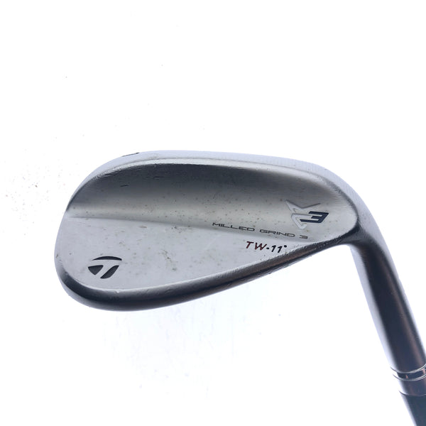 Used TaylorMade Milled Grind 3 TW Lob Wedge / 60.0 Degrees / Stiff Flex