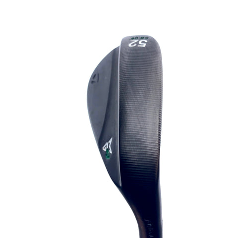 Used TaylorMade Milled Grind 4 Black Gap Wedge / 52.0 Degrees / Stiff Flex