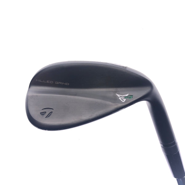 Used TaylorMade Milled Grind 4 Black Gap Wedge / 52.0 Degrees / Wedge Flex