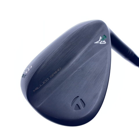 Used TaylorMade Milled Grind 4 Black Lob Wedge / 58.0 Degrees / Stiff Flex