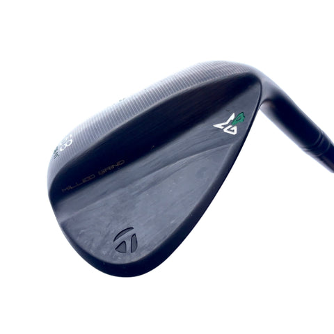 Used TaylorMade Milled Grind 4 Black Lob Wedge / 58.0 Degrees / Stiff Flex