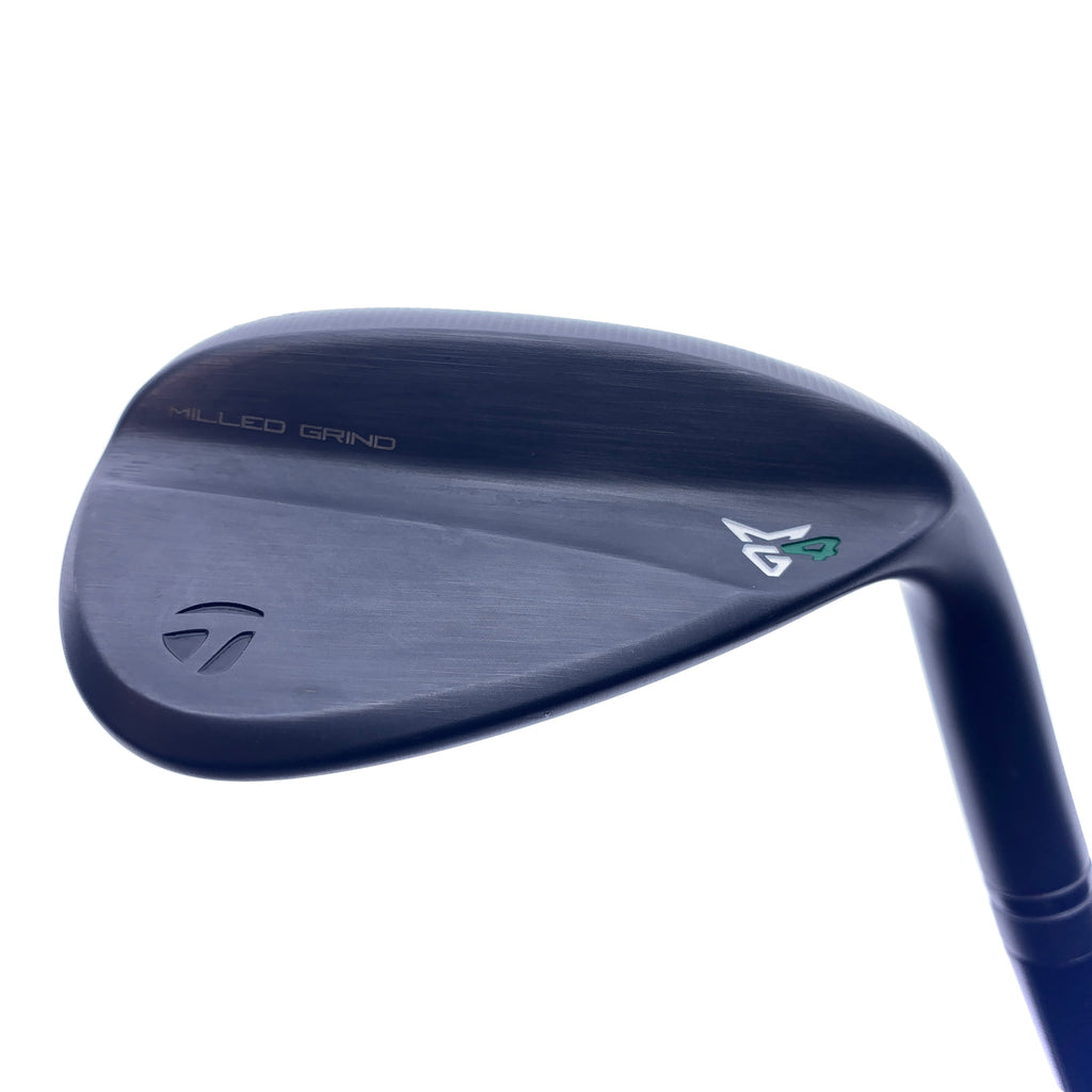 Used TaylorMade Milled Grind 4 Black Lob Wedge / 58.0 Degrees / Stiff Flex