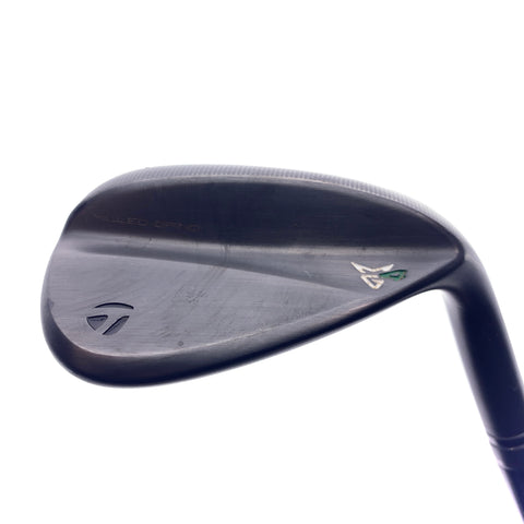 Used TaylorMade Milled Grind 4 Black Lob Wedge / 58.0 Degrees / Stiff Flex