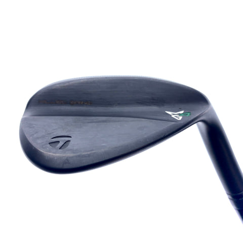 Used TaylorMade Milled Grind 4 Black Lob Wedge / 58.0 Degrees / Stiff Flex