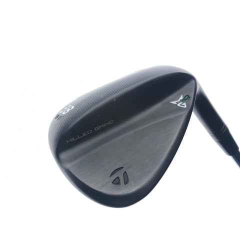 Used TaylorMade Milled Grind 4 Black Lob Wedge / 58.0 Degrees / Wedge Flex