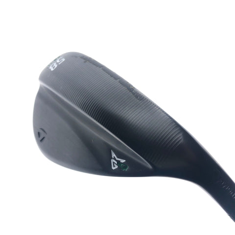 Used TaylorMade Milled Grind 4 Black Lob Wedge / 58.0 Degrees / Wedge Flex