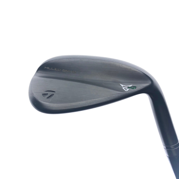 Used TaylorMade Milled Grind 4 Black Lob Wedge / 58.0 Degrees / Wedge Flex