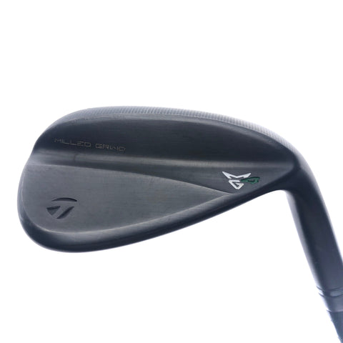 Used TaylorMade Milled Grind 4 Black Lob Wedge / 58.0 Degrees / Wedge Flex