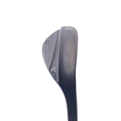 Used TaylorMade Milled Grind 4 Black Lob Wedge / 60.0 Degrees / Stiff Flex