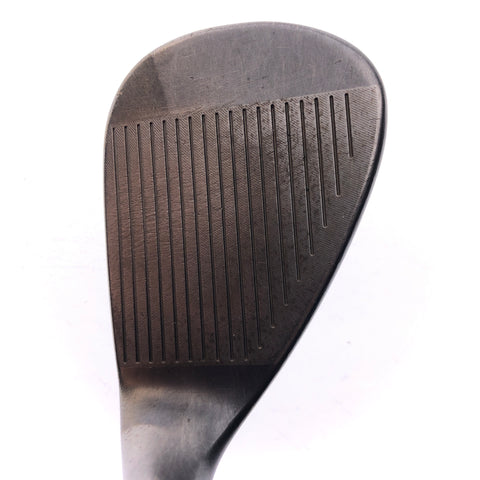 Used TaylorMade Milled Grind 4 Black Lob Wedge / 60.0 Degrees / Stiff Flex