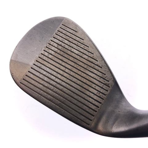Used TaylorMade Milled Grind 4 Black Lob Wedge / 60.0 Degrees / Stiff Flex