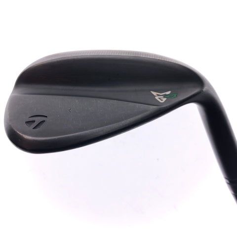 Used TaylorMade Milled Grind 4 Black Lob Wedge / 60.0 Degrees / Stiff Flex