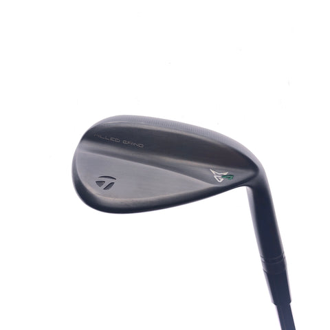 Used TaylorMade Milled Grind 4 Black Lob Wedge / 60.0 Degrees / Stiff Flex