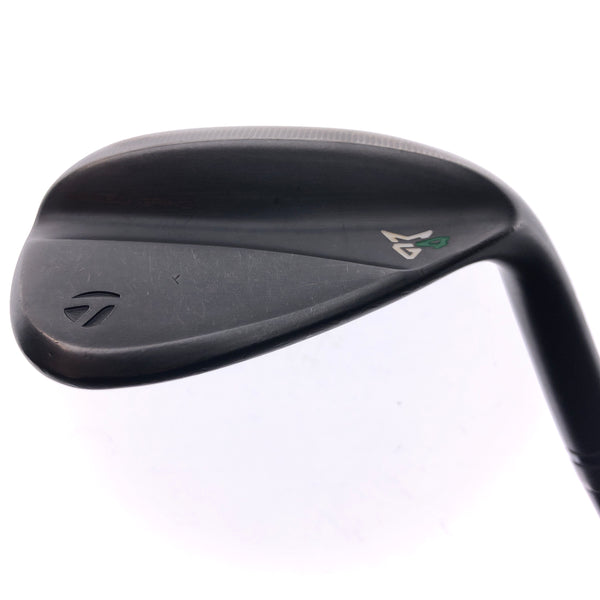 Used TaylorMade Milled Grind 4 Black Lob Wedge / 60.0 Degrees / Stiff Flex
