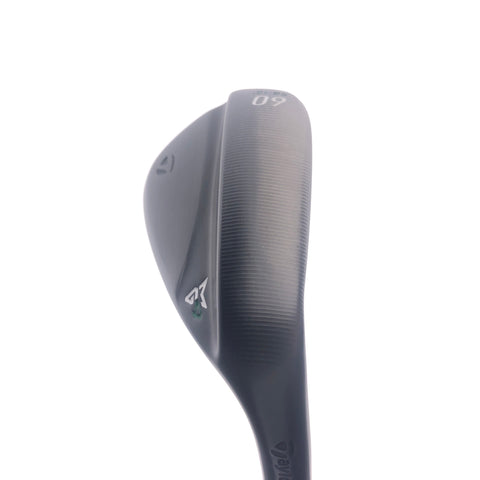 Used TaylorMade Milled Grind 4 Black Lob Wedge / 60.0 Degrees / Wedge Flex