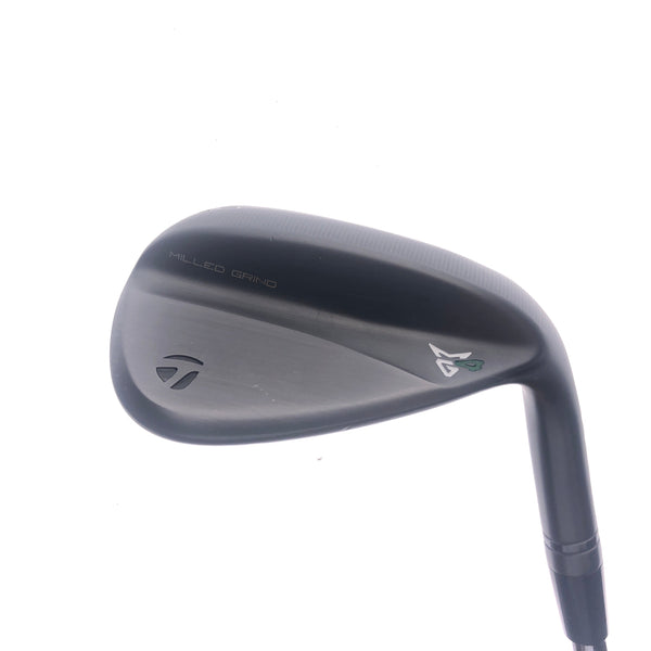 Used TaylorMade Milled Grind 4 Black Lob Wedge / 60.0 Degrees / Wedge Flex